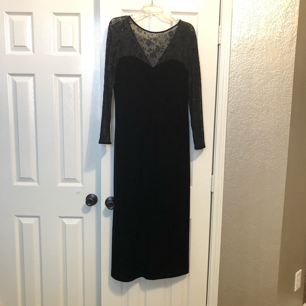 Black cocktail dress